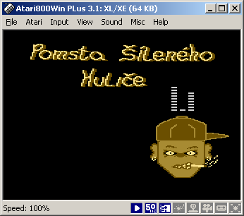 Fly software - Pomsta šíleného huliče (Atari 800XE)