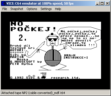 Mousesoft research ltd. & SiDi software - No počkej 2 (C64)